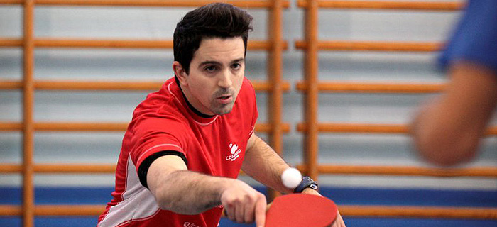 Jorge Cardona disputa el Para Table Tennis Spanish Open