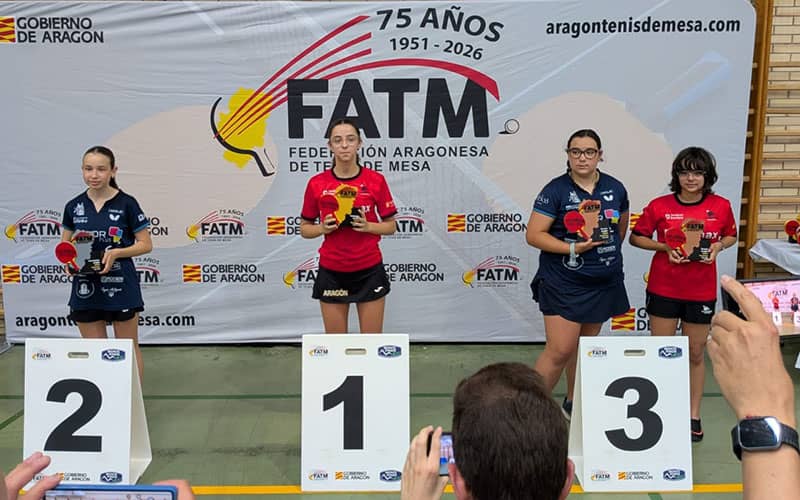 14 podios en el Campeonato de Aragón Individual